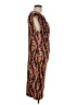 Anne Klein Animal Print Brown Cocktail Dress Size L - photo 4