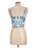 Rose + Olive 100% Rayon Blue Sleeveless Blouse Size L - photo 2