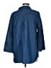 Khakis & Co Blue 3/4 Sleeve Button-Down Shirt Size M - photo 2