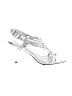 Fioni Night Metallic Silver Heels Size 7 - photo 1
