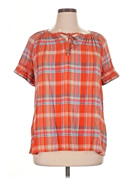 Christopher & Banks Short Sleeve Blouse (view 1)