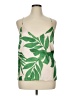 H&M 100% Polyester Green Sleeveless Top Size XL - photo 1