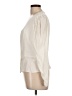 FRAME 100% Silk Ivory Long Sleeve Silk Top Size L - photo 5
