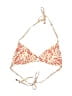 MICHAEL Michael Kors Print Orange Swimsuit Top Size M - photo 1
