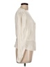 FRAME 100% Silk Ivory Long Sleeve Silk Top Size L - photo 4