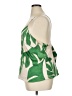 H&M 100% Polyester Green Sleeveless Top Size XL - photo 5
