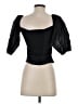 MDRN 100% Cotton Black 3/4 Sleeve Top Size XS - photo 2