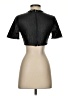 StyleStalker 100% Nylon Black Short Sleeve Top Size XS - photo 2