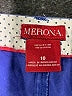 Merona 100% Cotton Solid Blue Shorts Size 18 - photo 3
