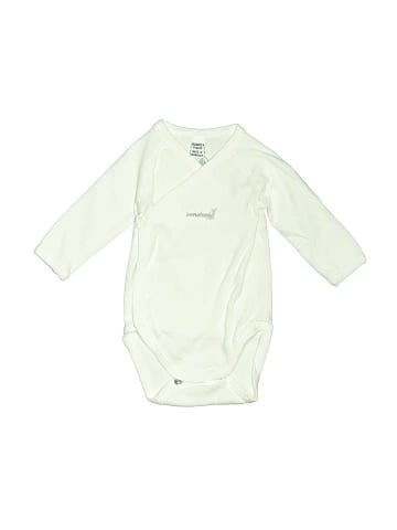 Petit Bateau Long Sleeve Onesie (view 1)