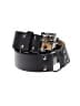 W by Worth 100% Leather Black Leather Belt Size S - photo 1