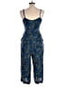Free People Paisley Blue Jumpsuit Size 10 - photo 2