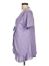 Rose Gal Purple Short Sleeve Top Size L - photo 5