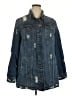 Torrid 100% Cotton Blue Denim Jacket Size 2X Plus (2) - photo 1