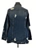 Torrid 100% Cotton Blue Denim Jacket Size 2X Plus (2) - photo 2