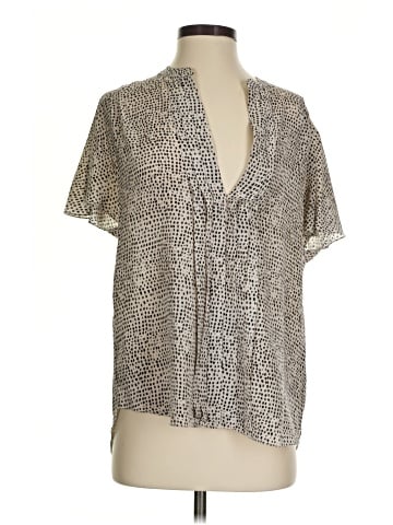 L'Agence Short Sleeve Blouse (view 1)