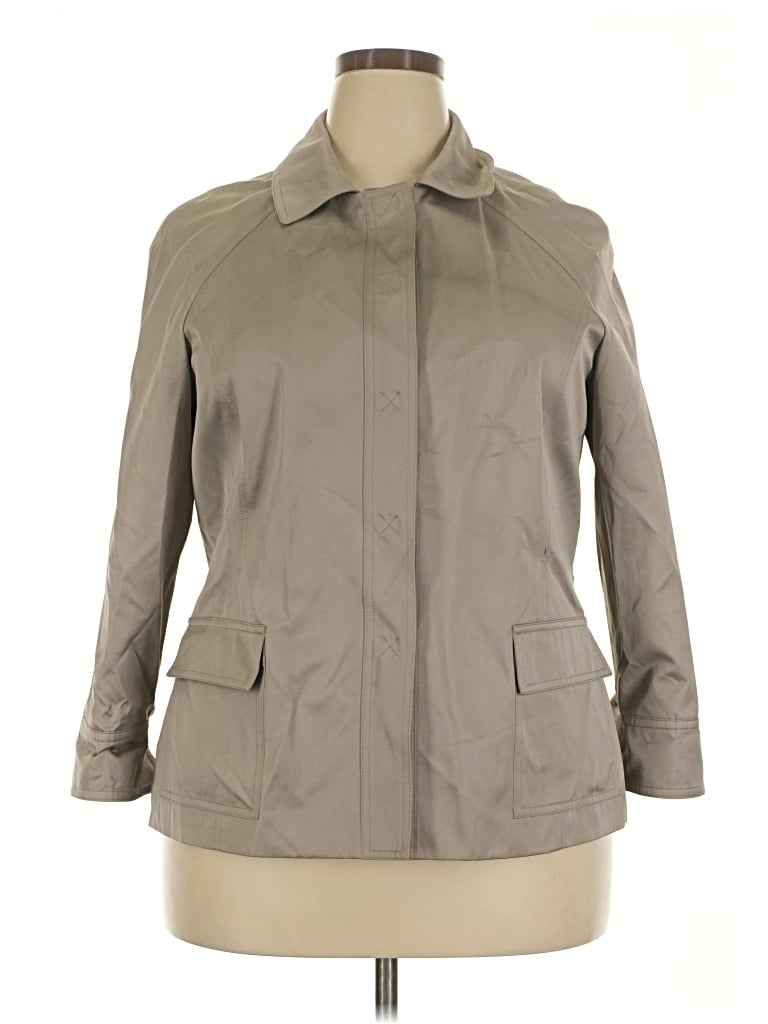 Pre-owned Talbots Trenchcoat In Tan