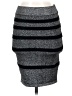 Arden B. Stripes Gray Casual Skirt Size S - photo 1