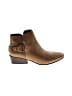 Naked Feet 100% Leather Tan Ankle Boots Size 8 1/2 - photo 1
