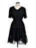 Unbranded 100% Polyester Black Cocktail Dress Size L - photo 1