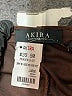 Akira 100% Polyester Brown Formal Skirt Size L - photo 4
