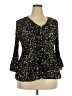 New Directions 100% Polyester Black 3/4 Sleeve Blouse Size 2X - photo 1