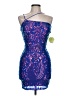 Windsor 100% Polyester Blue Cocktail Dress Size 13 - photo 1