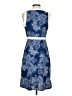 Tommy Hilfiger 100% Polyester Paisley Blue Cocktail Dress Size 2 - photo 2
