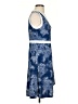 Tommy Hilfiger 100% Polyester Paisley Blue Cocktail Dress Size 2 - photo 4