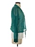 Ann Taylor 100% Silk Teal Long Sleeve Blouse Size 2 - photo 4