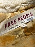 Free People 100% Polyester Ivory Coat Size S - photo 6