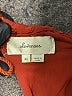 Elevenses 100% Rayon Stripes Burgundy Jumpsuit Size XS - photo 4