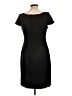 Tahari Solid Black Cocktail Dress Size 12 - photo 2