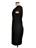 Tahari Solid Black Cocktail Dress Size 12 - photo 5
