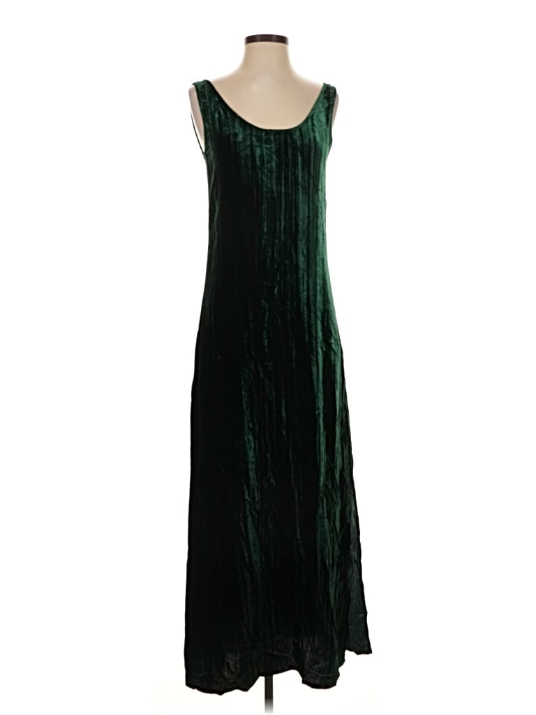 Pre-owned Enza Costa Casual Dress In Green