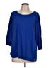 Lands' End Blue 3/4 Sleeve T-Shirt Size L - photo 1