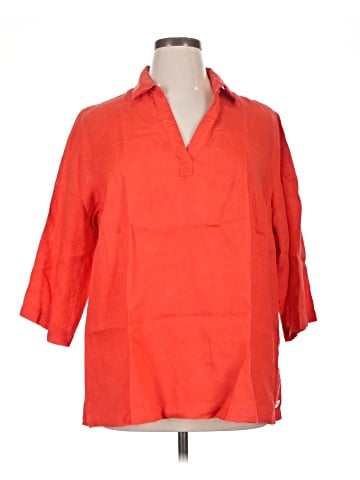 Tahari 3/4 Sleeve Button-Down Shirt (view 1)