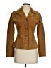Express 100% Leather Brown Leather Jacket Size S - photo 1