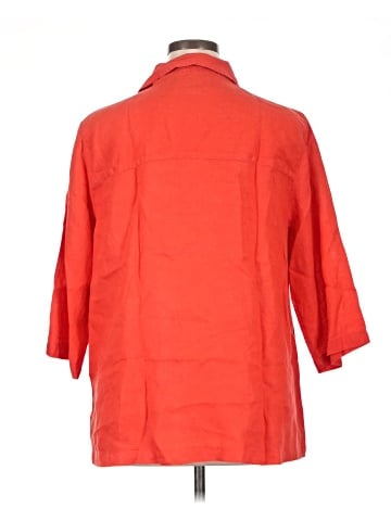Tahari 3/4 Sleeve Button-Down Shirt (view 2)