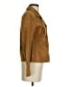Express 100% Leather Brown Leather Jacket Size S - photo 4