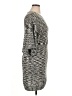 Jonathan Martin Chevron-herringbone Gray Casual Dress Size XL - photo 4
