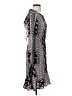 Chelsea28 100% Polyester Paisley Blue Casual Dress Size S - photo 4