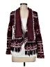 Moth Burgundy Cardigan Size M - photo 1