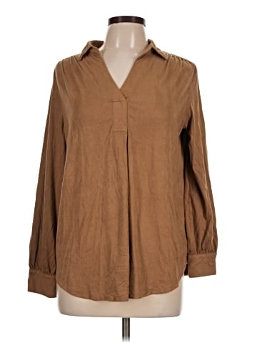 Well Worn Long Sleeve Blouse (view 1)