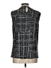 Karl Lagerfeld Paris Tweed Black Sleeveless Blouse Size L - photo 2