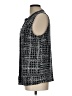 Karl Lagerfeld Paris Tweed Black Sleeveless Blouse Size L - photo 5