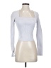 Open Edit Silver Long Sleeve T-Shirt Size S - photo 1
