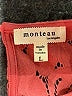 Monteau Pink Short Sleeve Blouse Size L - photo 7