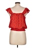 Unbranded 100% Polyester Red Short Sleeve Top Size L - photo 2
