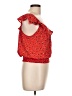 Unbranded 100% Polyester Red Short Sleeve Top Size L - photo 4